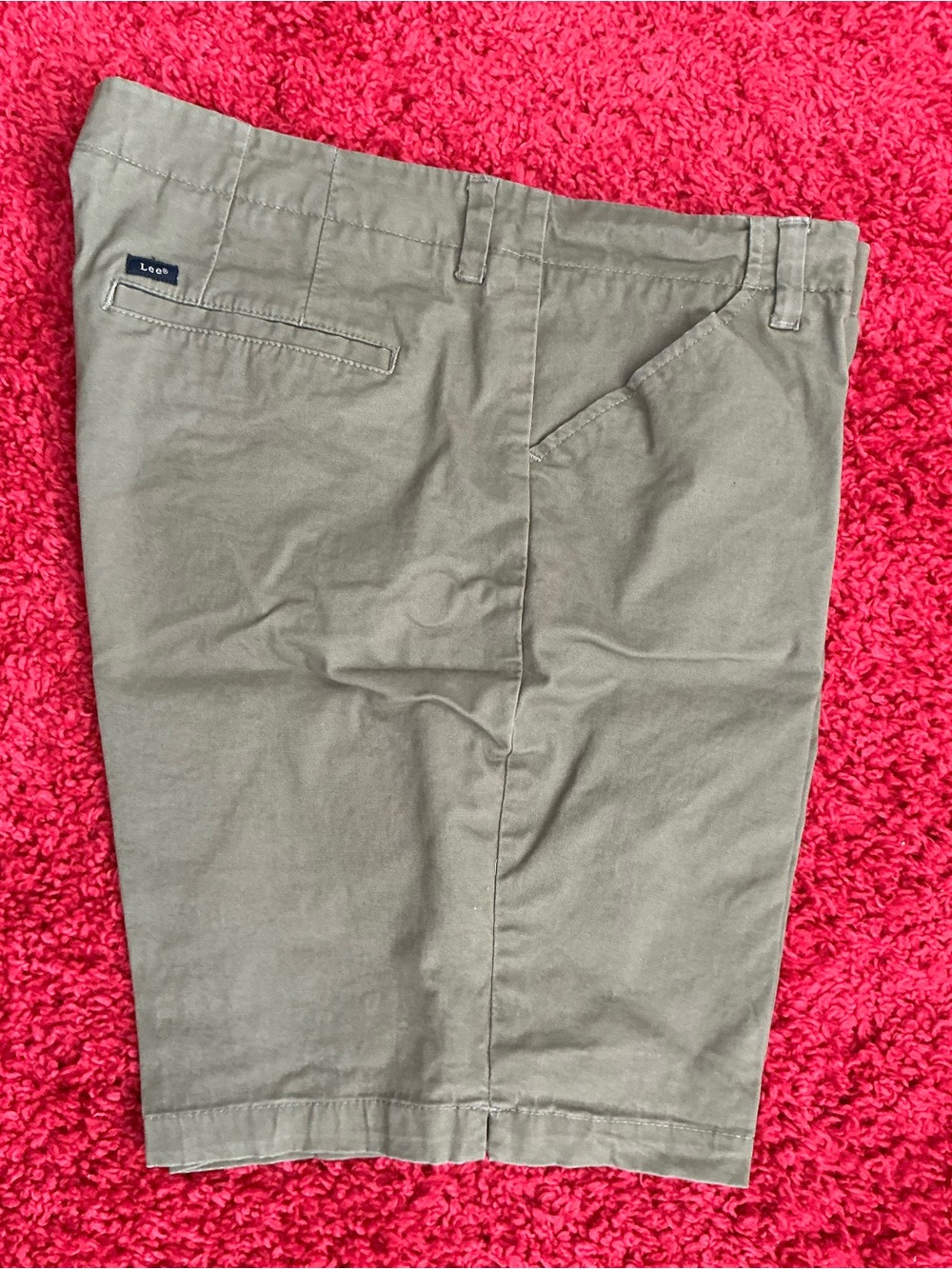 Lee Women's Olive Green Casual Shorts - Picture 4 of 7